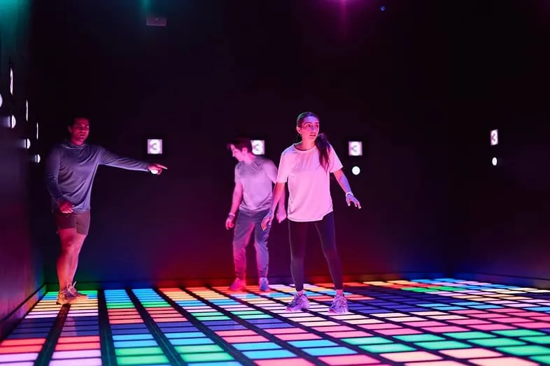 Guests competing inside Activate