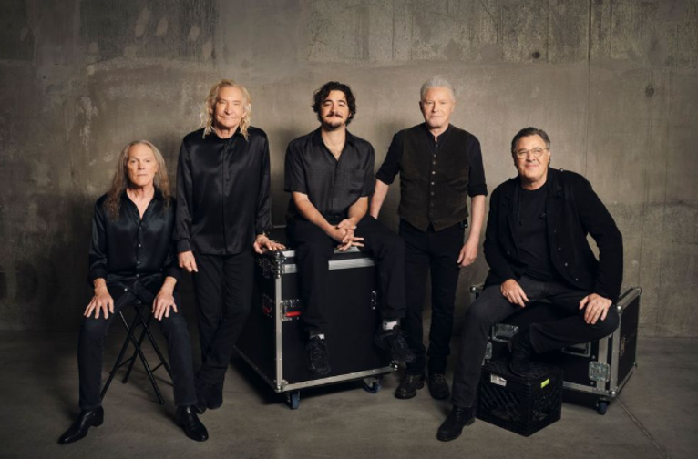 The Eagles — Don Henley, Joe Walsh, Timothy B. Schmit, Vince Gill and Deacon Frey