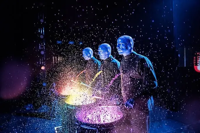 Blue Man Group Las Vegas show photo
