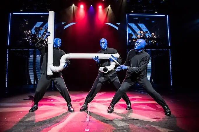 Blue Man Group Las Vegas show photo