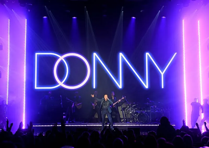 Donny Osmond — DONNY Las Vegas show photo