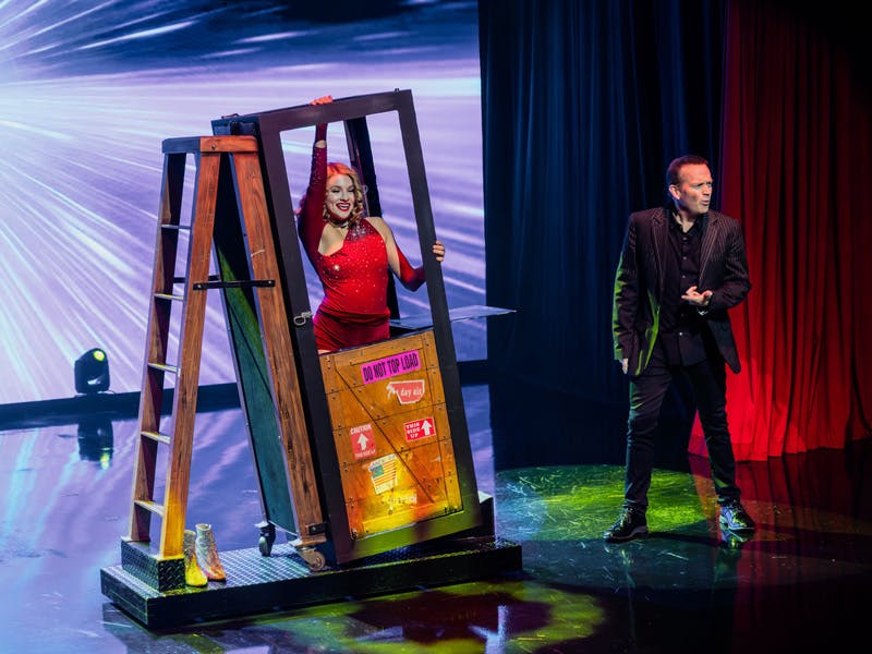 Nathan Burton Comedy Magic Las Vegas show photo